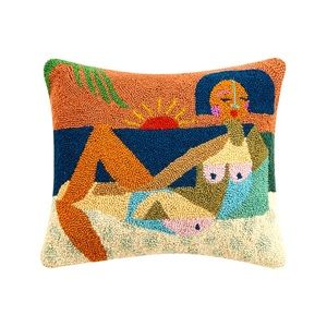 Jungalow Nude Beach Hook Pillow